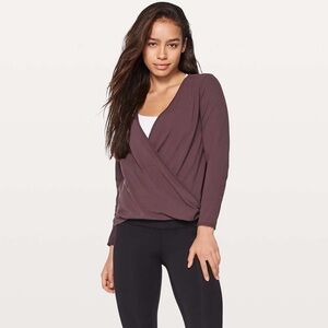 Lululemon Full Freedom Long Sleeve in Black Cherry, 8